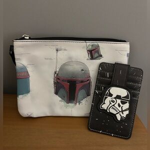 Star Wars Card Holder And Cosmetic Bag